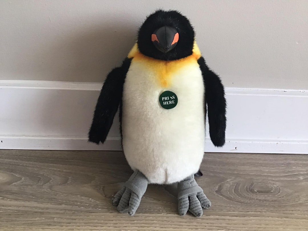 Realistic Penguin Stuffed Animal Plush Toy 12" - Etsy