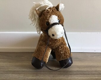 First and Main Toys Pony Horse Stuffed Animal Plush Toy 10"