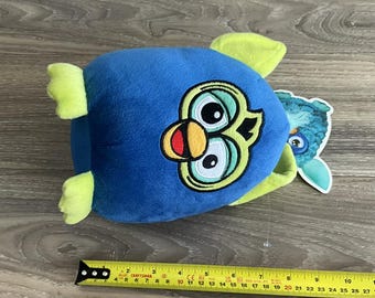 Furby Plush Toy: Blue & Green Stuffed Doll - Etsy