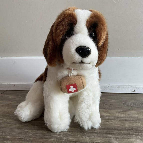 トイザらス セントバーナード 子犬 ぬいぐるみ 樽付き - Etsy 日本