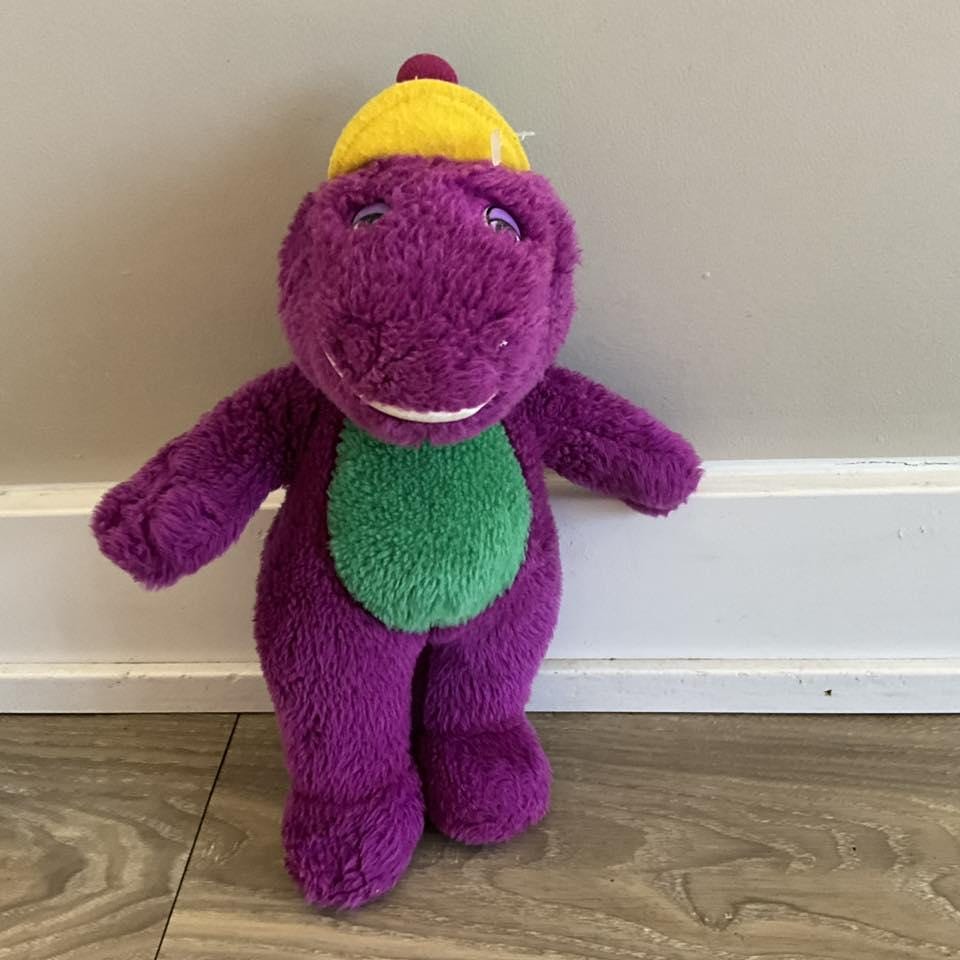 Vintage Early 90s Barney the Dinosaur Plush 13