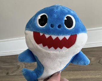 Mini Blue Baby Shark Plush 5.5"