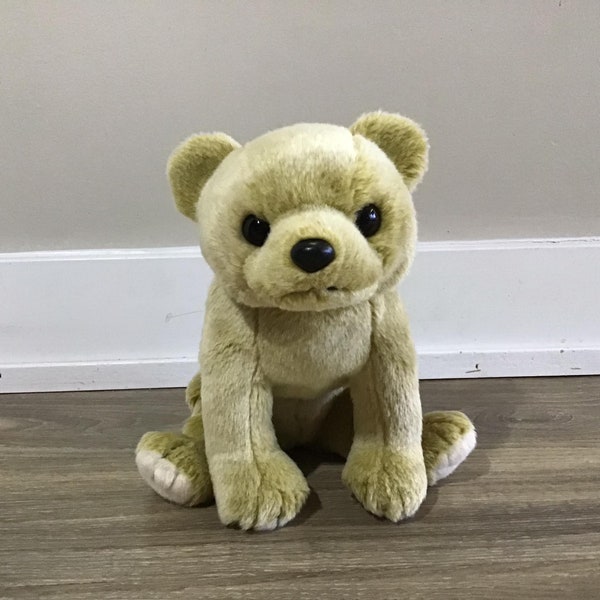 TY beanie ALMOND Bear 2001 Vintage Plush