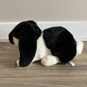 ブラック ホワイト バニー ウサギ ぬいぐるみ 13 インチ - Etsy 日本