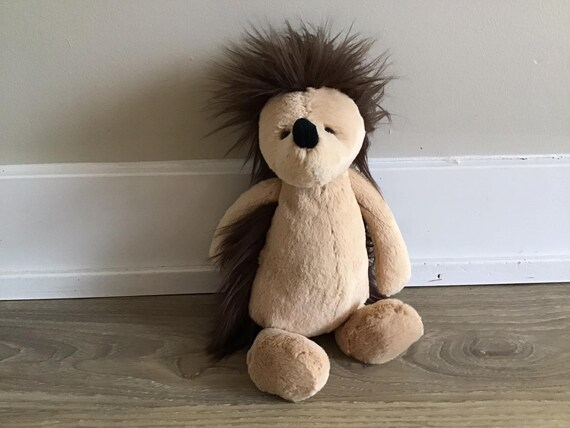 Jellycat Medium Bashful Spike Hedgehog Plush Stuffed Animal Etsy
