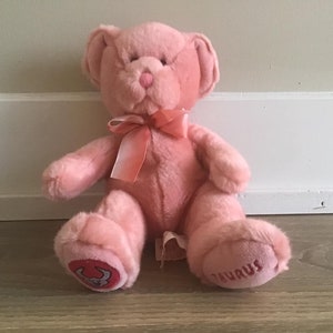 Russ Berrie Taurus the Teddy Bear Stuffed Animal Plush Toy 10&quot;