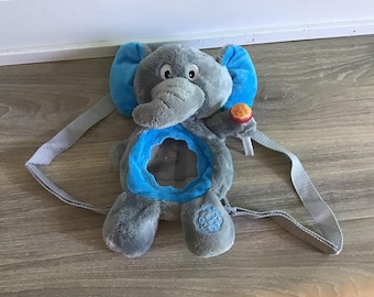 Chupa Chups Elephant Mascot Stuffed Backpack 11"