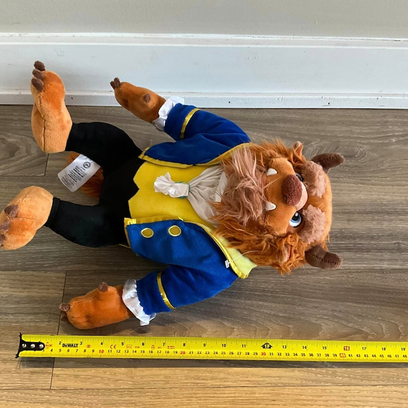 DISNEY Beauty and the Beast Medium Soft Toy Cuddly Beast Plush Toy. - Etsy