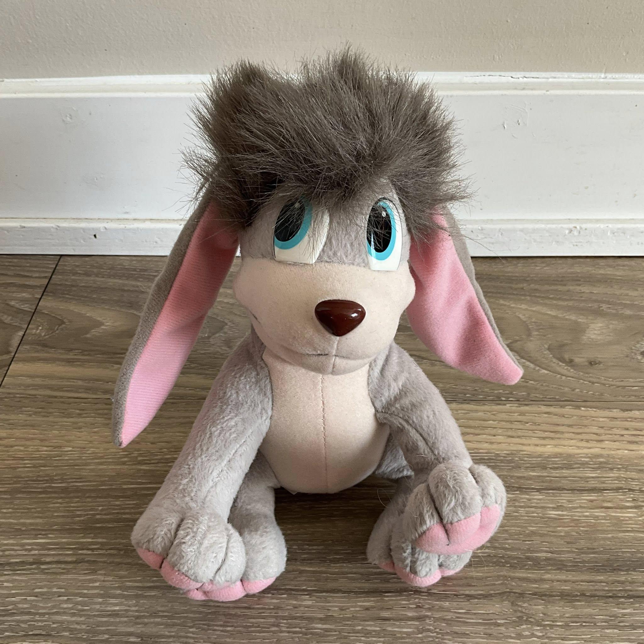Vintage 1997 POOKA Anastasia Dog Flapping Ears Plush Stuffed