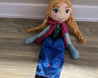 22" Doll Plush Disney Princess Anna Frozen Disney Store Toy Soft