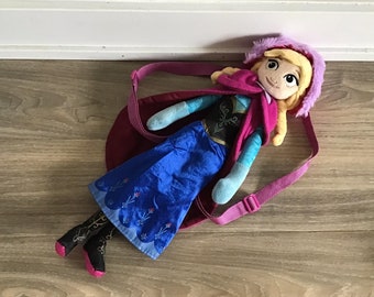 Disney Frozen Anna the Princess Stuffed Backpack Plush Toy 18"