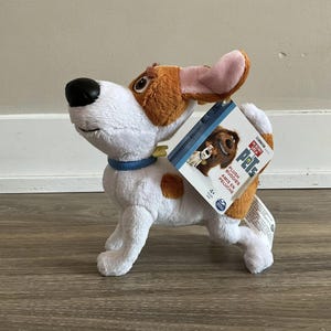 The Secret Life of Pets Max the Dog Stuffed Animal Plush Toy 7.5&quot;