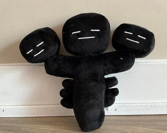 巨大Minecraftウィザーストームぬいぐるみ、17.5インチ×17インチ、非