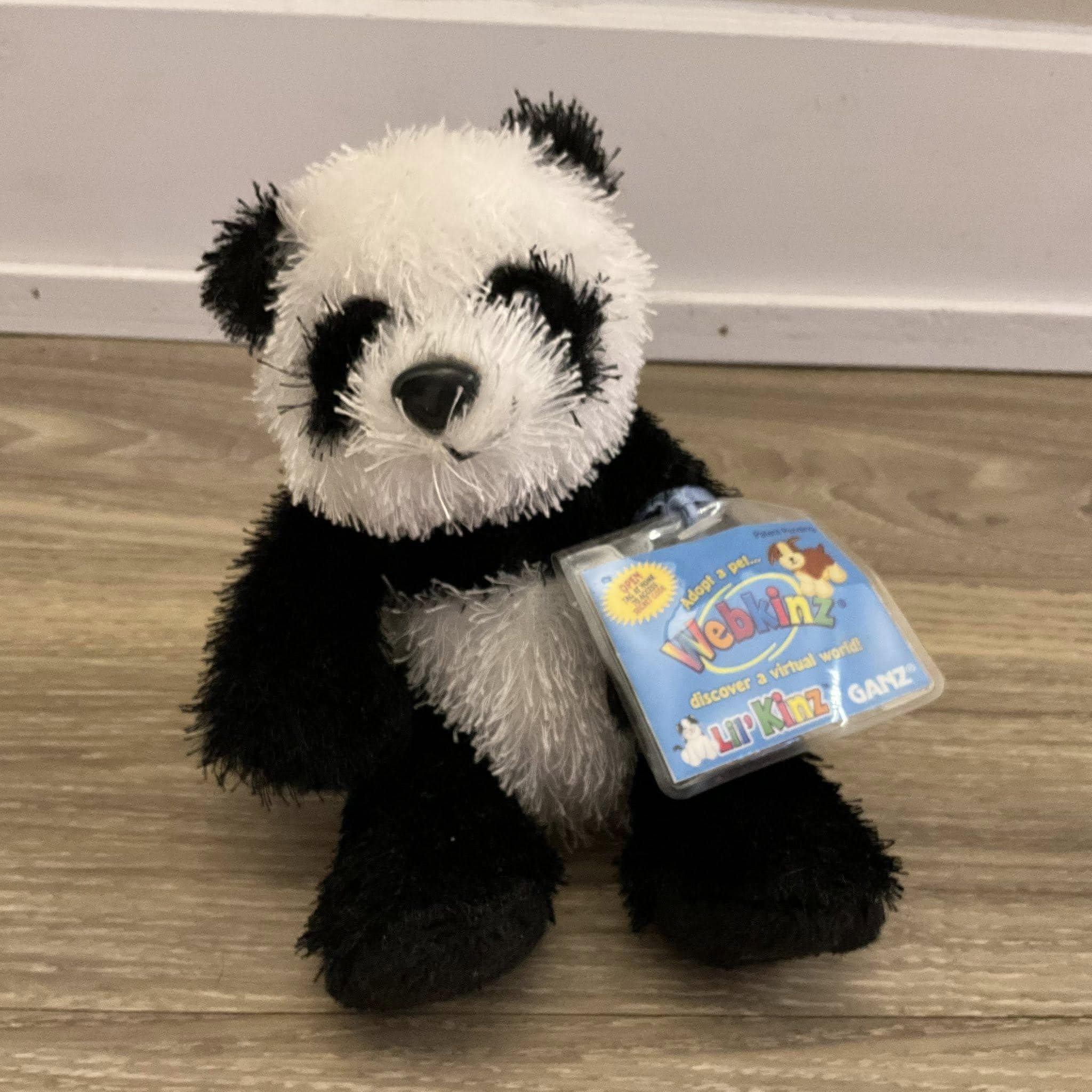 Webkinz Ganz Lil Kinz パンダ ぬいぐるみ コード付き - Etsy 日本