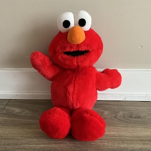 Vintage Elmo 1997 Tyco Plush with Pocket on Back Sesame Street