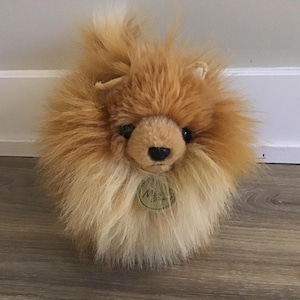 Aurora Miyori Pomeranian Puppy Dog Stuffed Animal Plush Toy 9&quot;