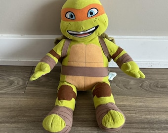 Build A Bear Teenage Mutant Ninja Turtles Michelangelo Orange Plush Animal