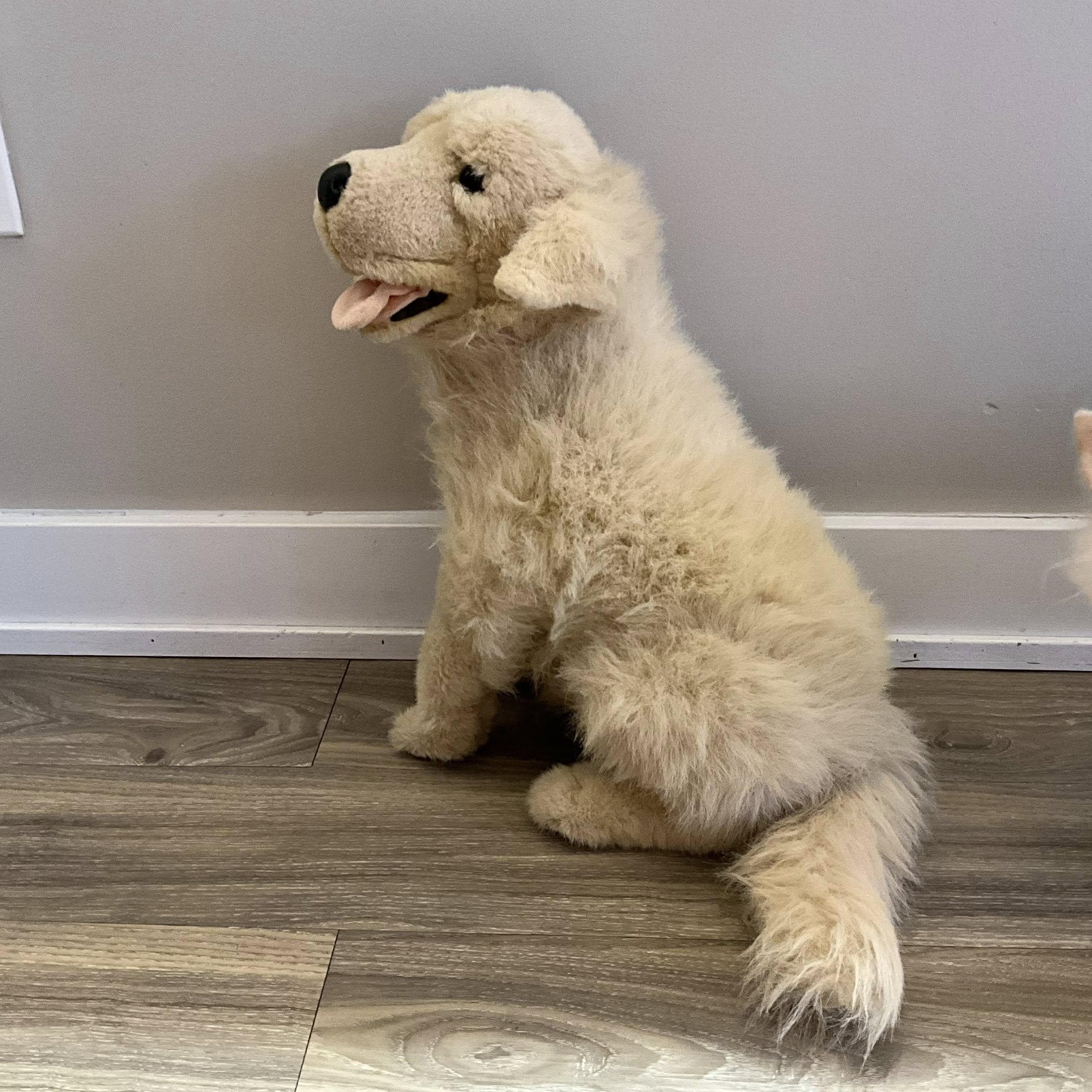 Realistic Plush Lab Labrador Golden Retriever Dog 18” - Etsy