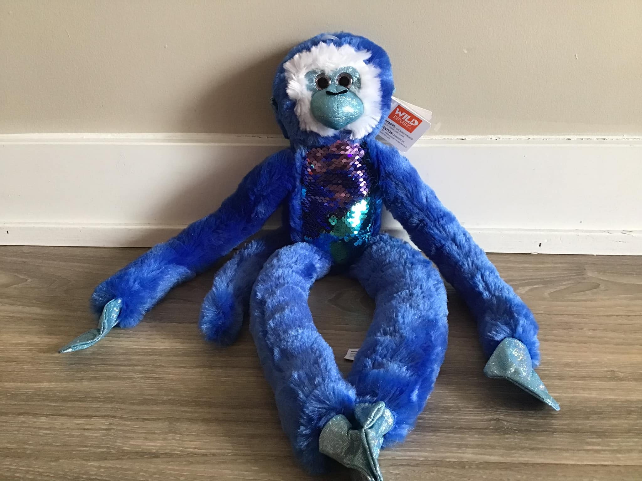 Blue hotsell monkey teddy