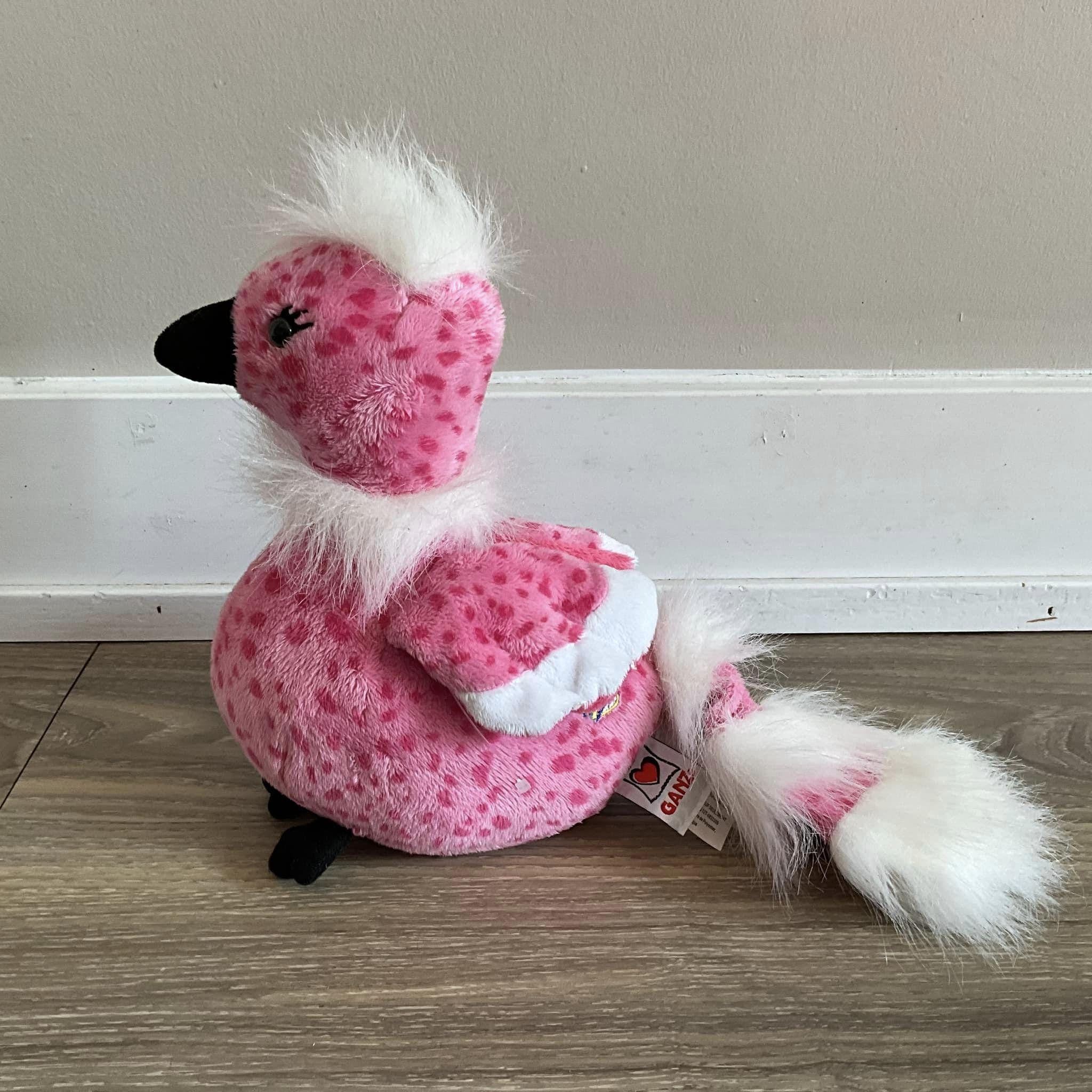 Ganz Webkinz Cherry Blossom Bird Stuffed Animal Plush Toy 9.5