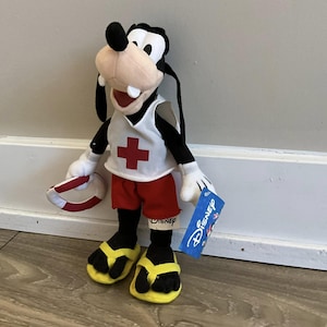 Disney Goofy Plush Lifeguard Doll toy Collectibles RARE