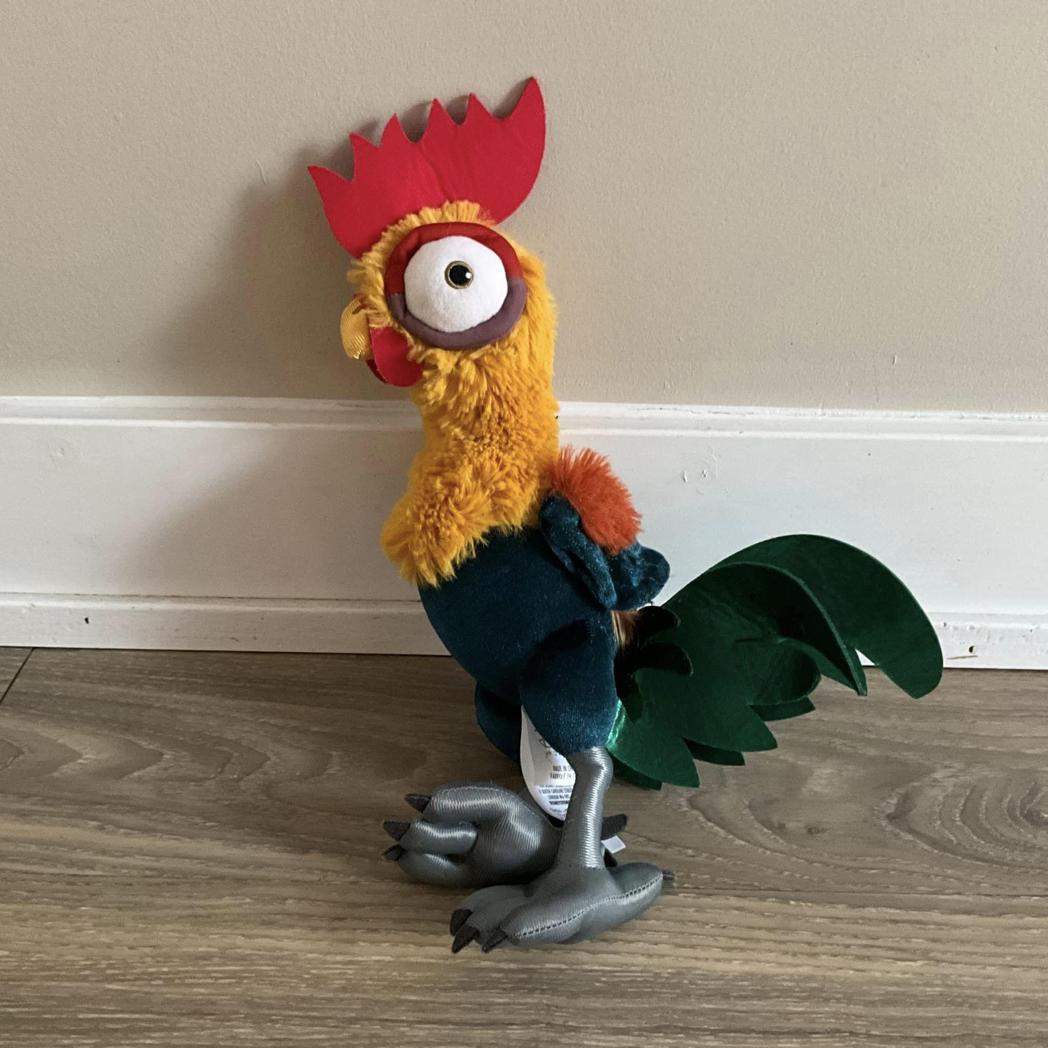 Disney Store Hei Hei the Rooster From Moana Soft Toy 12” Cockerel