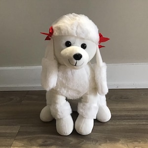 Cute Poodle Doggy Stuffed Animal Plush Toy 15.5"