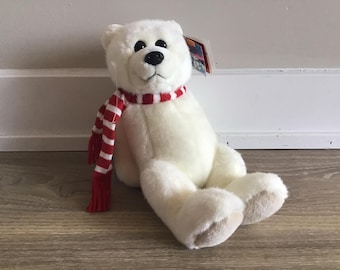 シロクマ - ぬいぐるみ（フルサイズ） - 1990年代のヴィンテージ