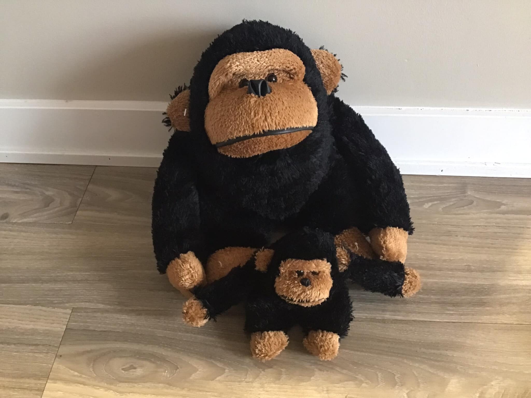 Ganz Mama Monkey and Baby Monkey Stuffed Animal Plush Toys 13