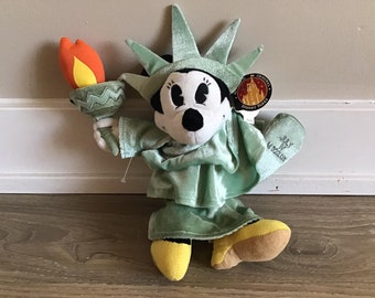 Disney Originals Mickey Mouse 4th of July Stuffed Animal Plush Toy 11.5"