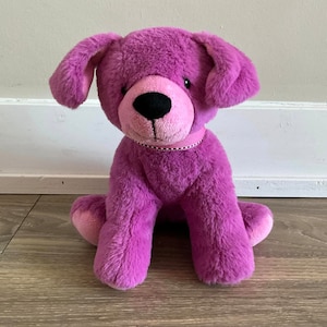 Gitzy 8 Pink Puppy Stuffed Animal Plush Toy Super Soft Cute Dog Stuffed Animals