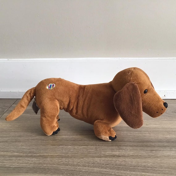 Ganz Webkinz Cinnamon Dachshund Plush Hotdog Weenie Dog Stuffed