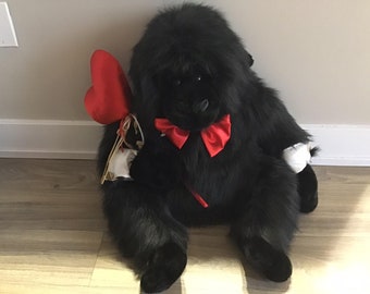 Cute Valentines Day Gorilla Stuffed Animal Plush Toy 20.5&quot;
