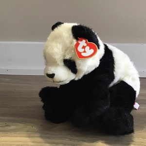ty Realistic Bamboo the Panda Stuffed Animal Plush Toy 10&quot;