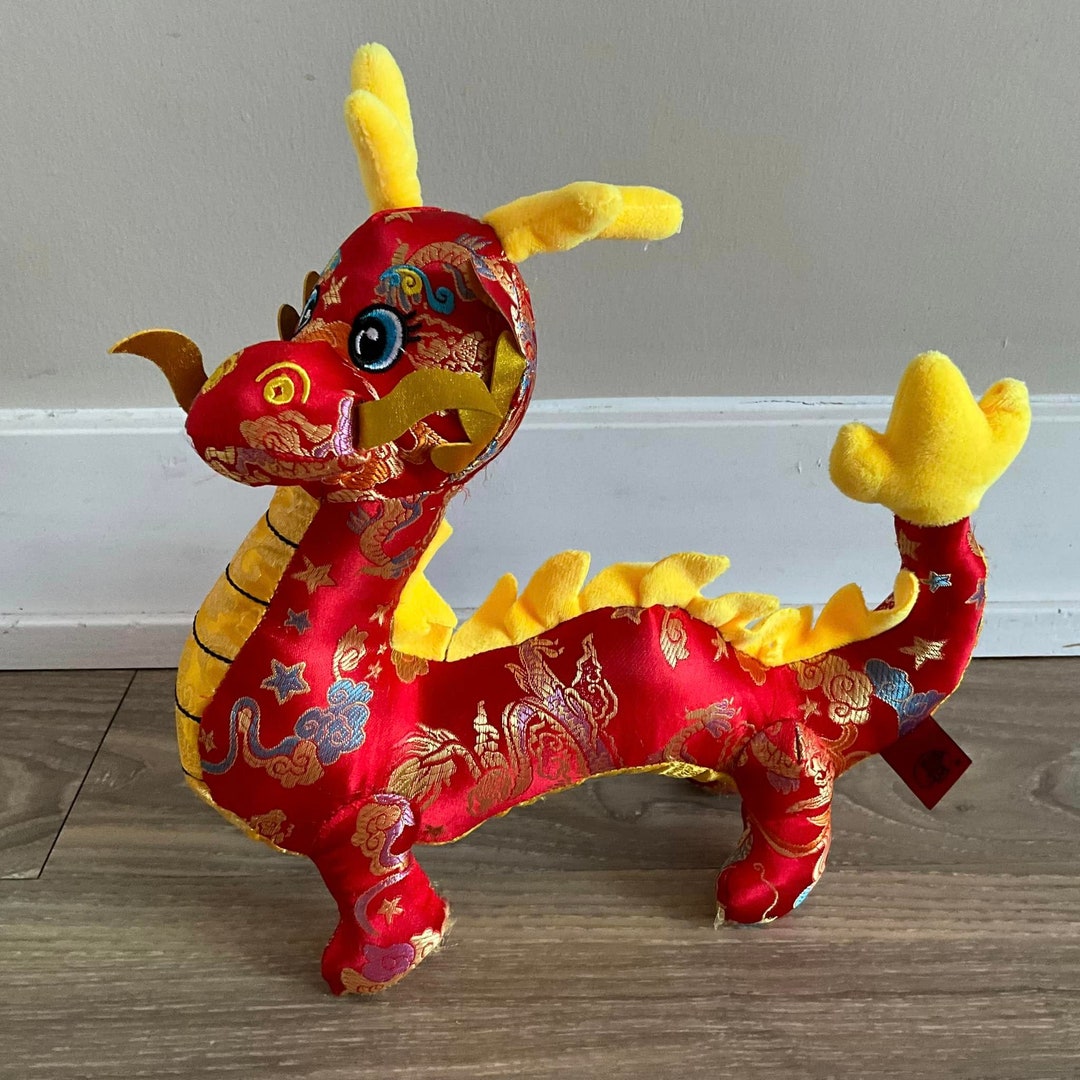 Chinese Dragon Stuffed Animal, Zodiac Dragon - Etsy