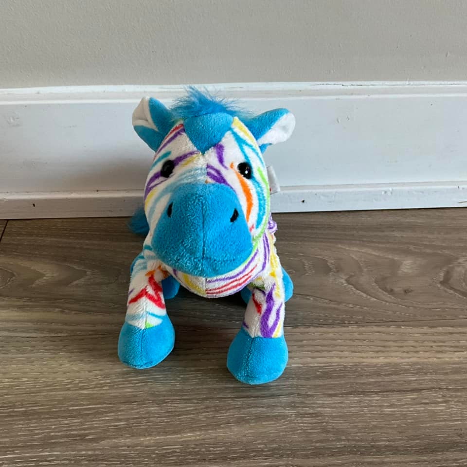 Ganz Webkinz Rainbow Zebra Plush HM486 - Etsy Ganz Webkinz Rainbow Zebra Plush HM486 - Etsy