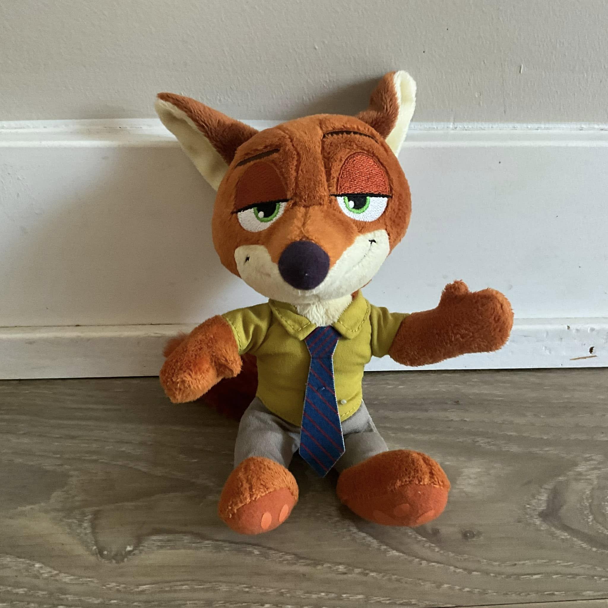 Disney Zootopia Nick Wilde Stuffed Plush Toy Fox - Etsy