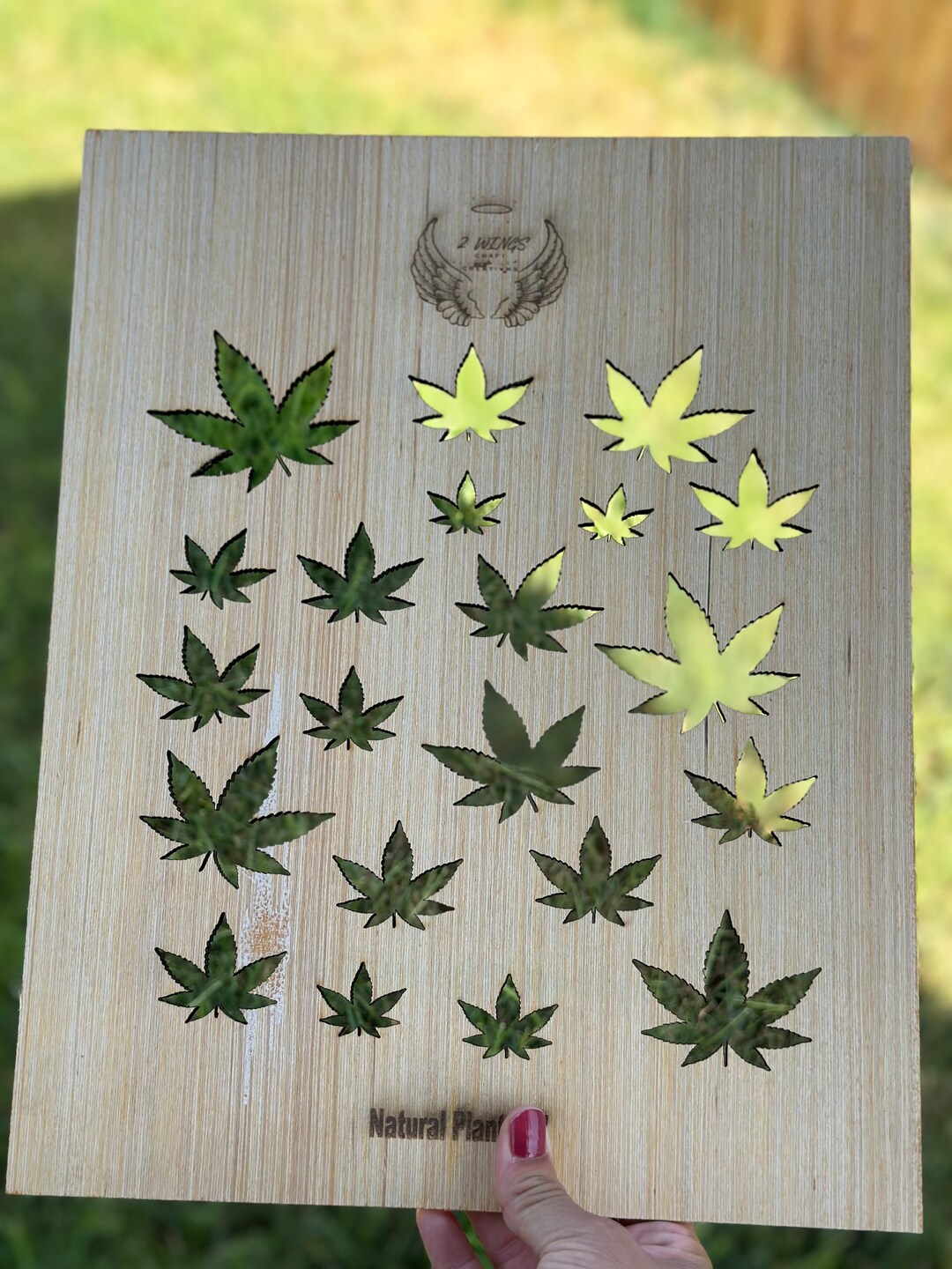 Wooden bleach Stencils plants Etsy