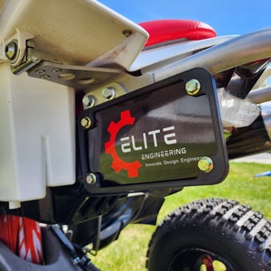 Yamaha yfz450r, Raptor 700/350, And Honda Trx450, Aluminum License Plate Mount/ Bracket.