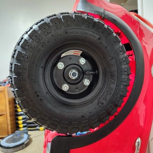 Mini cooper power wheels rubber tire conversion