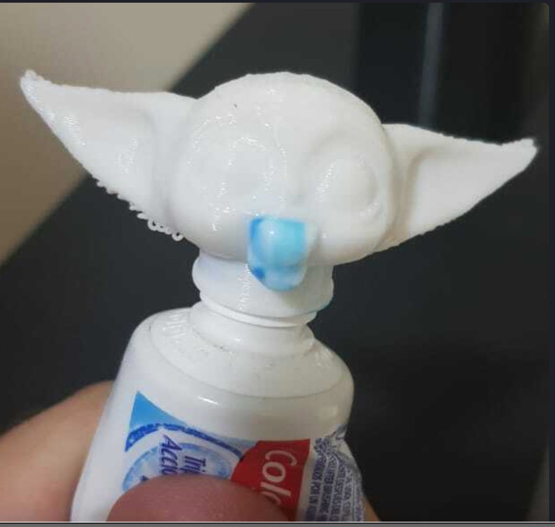 Baby Yoda Toothpaste Head Etsy