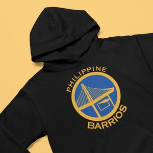 Philippine Barrio Hooded Sweatshirt - Filipino Basketball Hoody, Funny Pinoy Sweater, Philippine Hoops Hoody, Pinoy Warriors Hoody