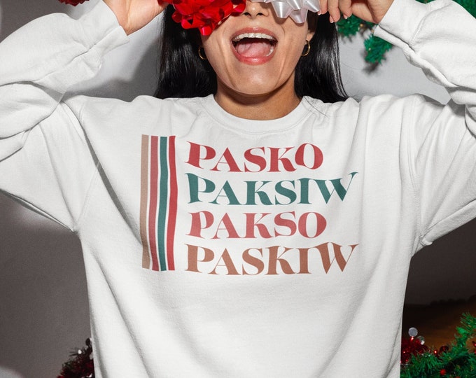 Pasko Paksiw Christmas Sweater - Filipino Christmas Sweater, Filipino Romantic Hoody, Pinoy Christmas Hooded Sweatshirt
