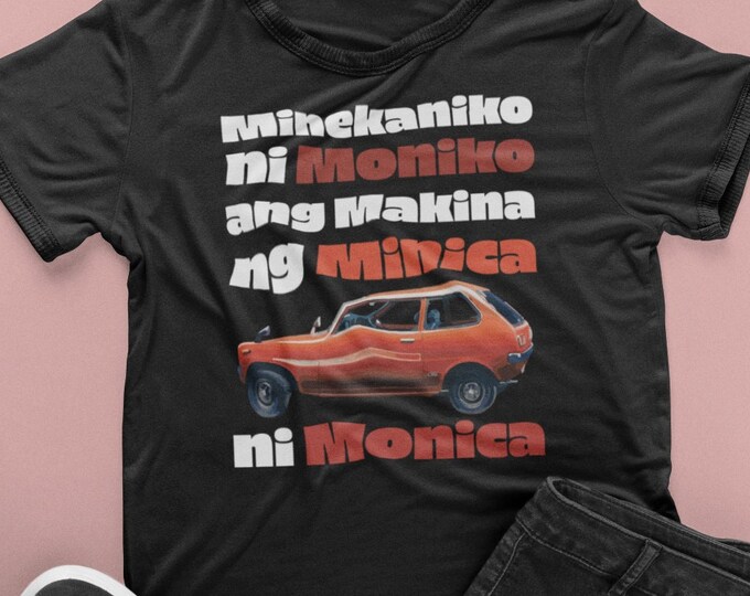 Minekaniko ni Moniko - Tagalog Tongue Twister Shirt || Unisex Jersey Short Sleeve Tee