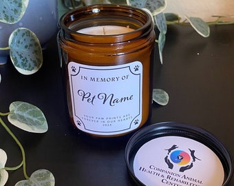 RESERVED for Companion Animal Health & Rehab-Sympathy Candle