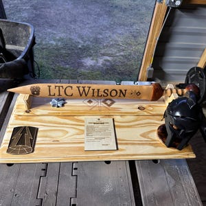 Custom coin display W/ Rudis and statute.