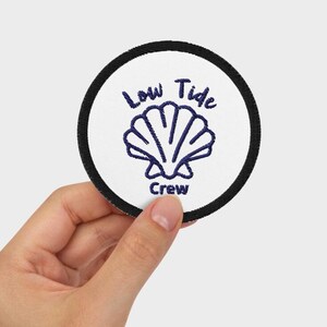 Sea Shell Embroidered Patch for Bags, Backpacks or Clothing