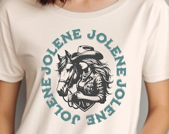 Jolene Graphic Tee: Retro Country Music Shirt