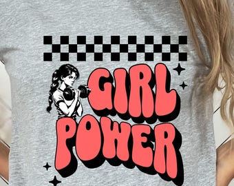 Girl Power T-Shirt: Retro Feminist Graphic Tee