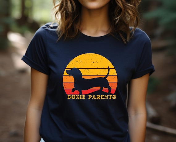 Doxie Parents Tshirt, Dog Lover Shirt, Doxie Mom Shirt, Dachshund Dog Shirt, Country Shirt, Animal Lover Tee, Doxie Dad, Sunset Doxie Shirt
